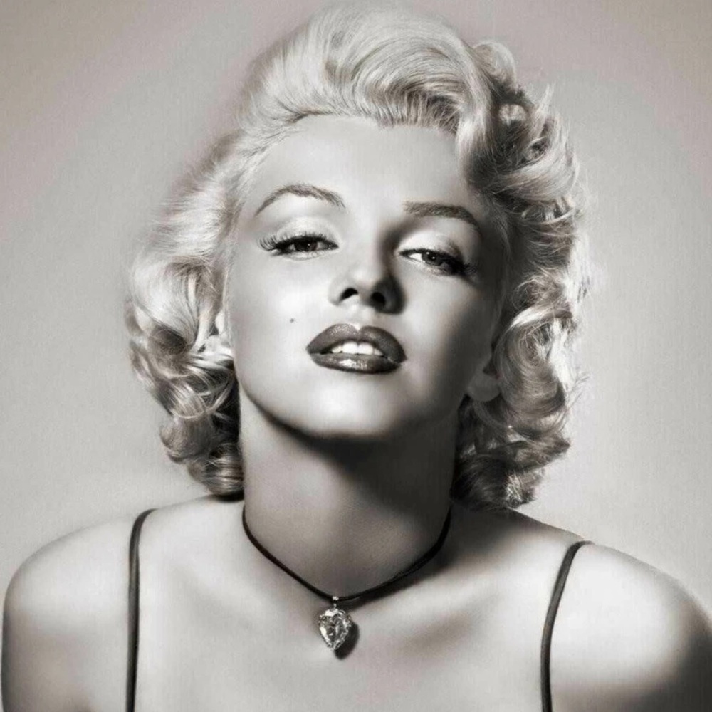 Marilyn Monroe Photo Print Wooden Frame